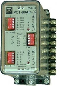 Реле тока без оперативного питания с выдержкой времени РСТ 80АВ-20-1 пер прис. 5-20А  