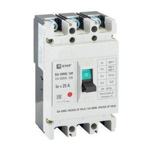 Автоматический выключатель ВА-99МL  100/25А 3P 18кА EKF Basic