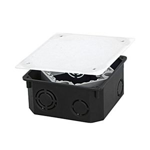 Коробка распаячная КМТ-010-022 для подштукатурного монтажа с клеммником и крышкой (107х107х50) EKF P