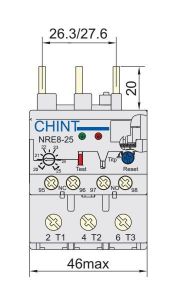 Электронное реле NRE8-25 5-10A (CHINT)