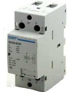 Контактор модульный NCH8-40/40 40A 4НО AC220/230В 50Гц (R) (CHINT)